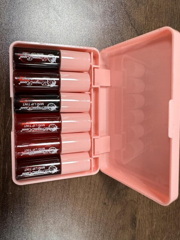 Eakroo 6 Colors Lip Tint Stain Mini Liquid Lipstick, Korean Lip Gloss Moisturizing Natural, Multi-Use Lip and Cheek Tint, Non-Stick Cup, Lightweight, High Pigment, Long-Lasting, Vivid Color - Image 2