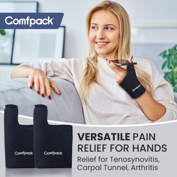Forefoot Ice Packs for Toes and Bunion, Plantar Fasciitis, Hallux Valgus, Gout, Swelling & Injuries, 2 Packs Gel Hot Cold Compress Therapy for Arthritis, Bunion Surgery, Metatarsalgia - Image 3