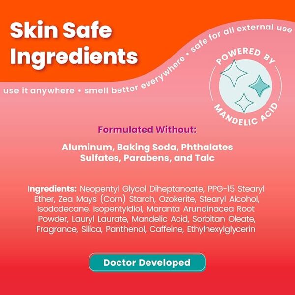 Lume Whole Body Deodorant - Smooth Solid Stick - 72 Hour Odor Control - Aluminum Free, Baking Soda Free and Skin Safe - 2.6 Ounce (Pack of 2) (Peony - Image 8