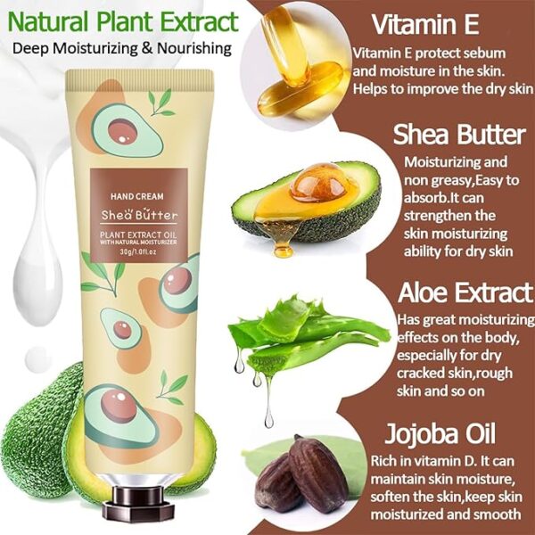 10 Pack Hand Cream for Dry Cracked Hands,Mothers Day Gifts,Teacher Appreciation Gifts,Nurses Week Gifts,Birthday Gifts for Women,Natural Plant Fragrance Mini Hand Lotion Moisturizing Hand Care Cream - Image 6