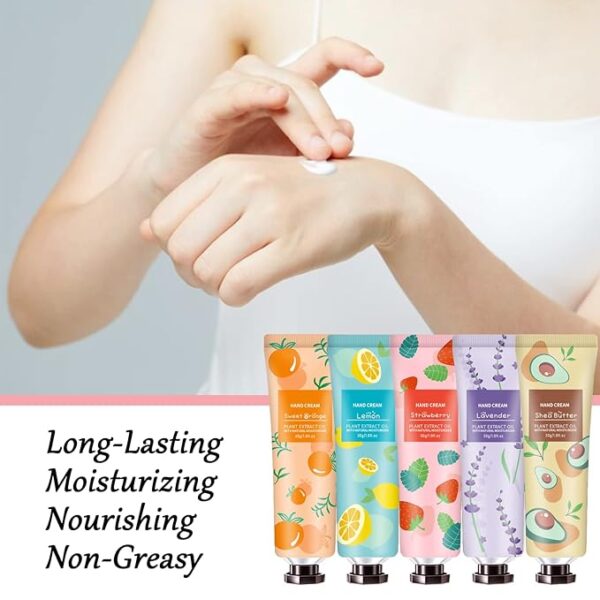 10 Pack Hand Cream for Dry Cracked Hands,Mothers Day Gifts,Teacher Appreciation Gifts,Nurses Week Gifts,Birthday Gifts for Women,Natural Plant Fragrance Mini Hand Lotion Moisturizing Hand Care Cream - Image 3