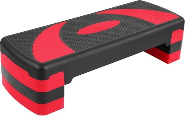 BalanceFrom Aerobic Exercise Step Platform, Home & Gym Workout Stepper, Green