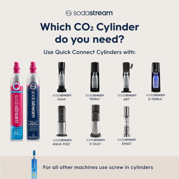 SodaStream - Terra Soda Streaming Machine - STARTER KIT - Sparkling Water Maker with CO2 & Bubly Drop - Eco-Friendly, No Batteries Needed - Black - Image 3