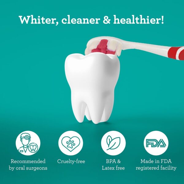 GuruNanda Butter On Gums Toothbrush with 8000+ Softex Bristles, Ultra Soft Bristles for Sensitive & Receding Gums, Perfect for Whiter Teeth, 6 Count - Image 4