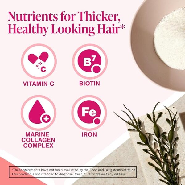 Viviscal Hair Growth Supplements For Women For Thicker, Fuller Hair, Nourishes Thinning & Loss, With Proprietary Collagen Complex, 180 Tablets, 3 Month Supply - Image 5