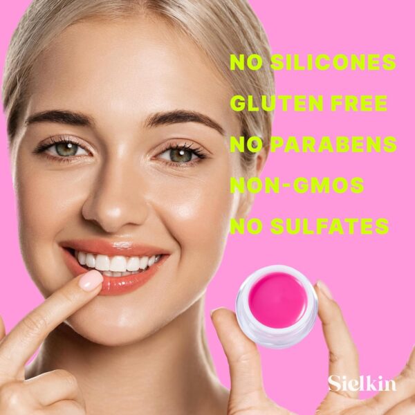 Overnight Lip Mask Lip Butter Balm: 24hrs Hydrating Repair Treatment Lip Sleeping Mask - Hyaluronic Acid/Shea Cocoa Seed Butter/Beeswax/Vitamins for Chapped Dry Lips Care/Moisturizer - Fade Lip Lines - Image 4