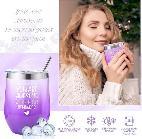 Mothers Day Gifts for Mom, Gifts for Women, Unique Birthday, Christmas, Valentines, Galentines Gift for Women Her, Wife, Teacher, Best Friend, Girlfriend, Sister, Coworker (Lavender) - Image 7