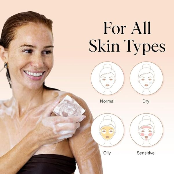 Kitsch Shea Butter Body Wash | Exfoliating Bar Soap for Women & Men | Moisturizing Shea Butter Bar Soap for Soft and Hydrated Skin | All Natural, Paraben Free and Vegan | Made in USA - 4 oz - Image 5