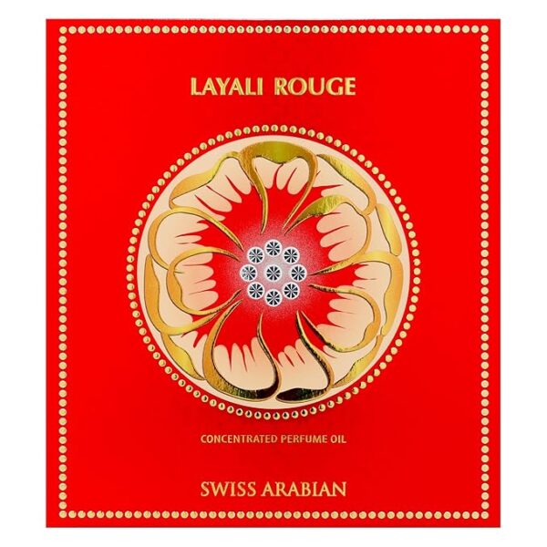 Swiss Arabian Layali Rouge - Luxury Products From Dubai - Long Lasting Personal Perfume Oil Fragrance - A Seductive Signature Aroma - 0.5 Oz - Image 4